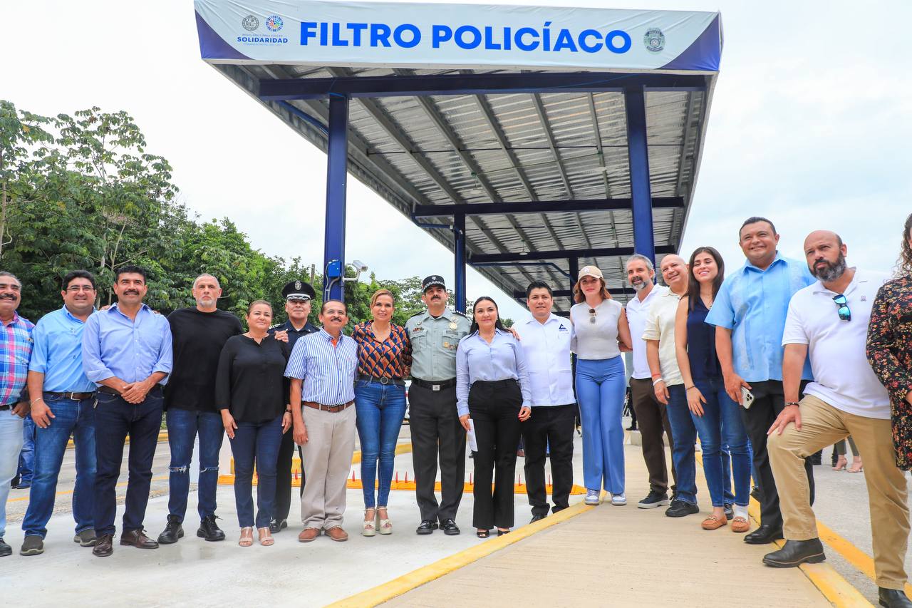 Filtros policíacos seguros y a la altura de los solidarenses – H. Ayuntamiento de Solidaridad