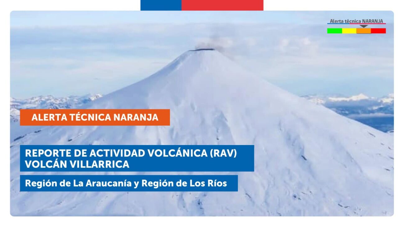 INFORME SERNAGEOMIN MARTES 3 DE OCTUBRE MANTIENE ALERTA NARANJA Y PERÍMETRO DE 5 KM – Website de la Municipalidad de Pucón