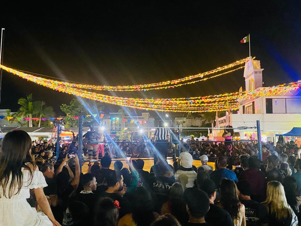 Lucha Libre en Tu Colonia, llegó al Festival de Día de Muertos en Playa del Carmen – H. Ayuntamiento de Solidaridad
