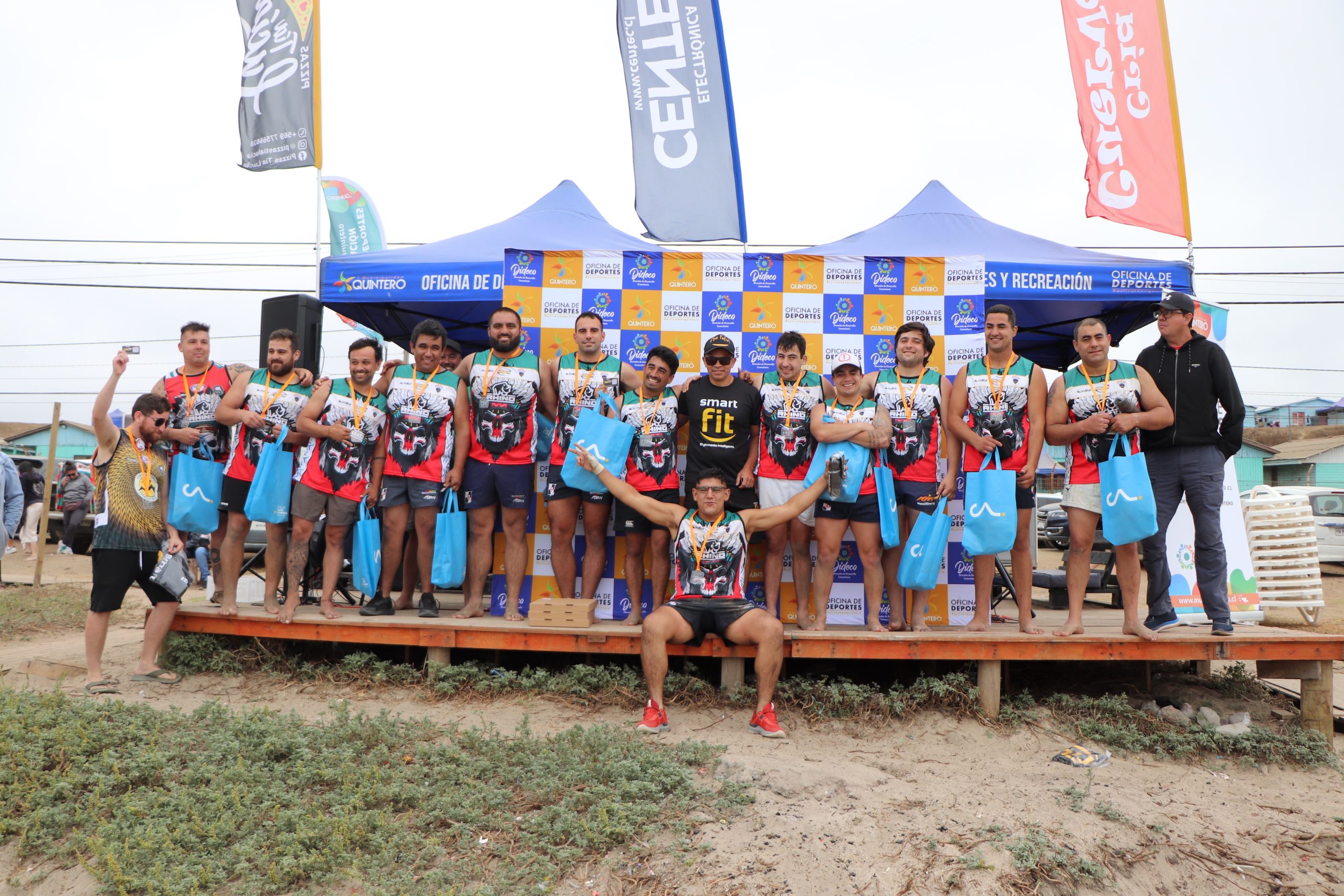 Volvió el Rugby 5 a la Playa de Loncura