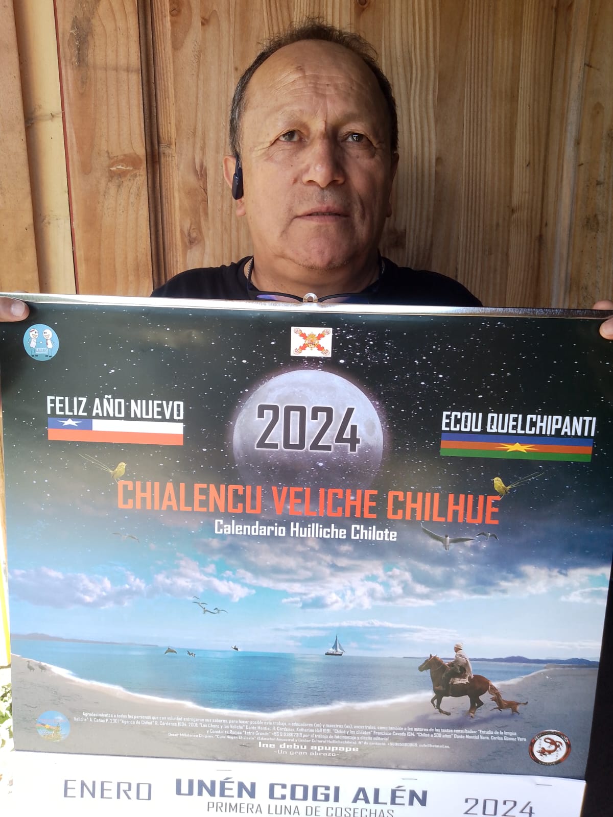 Presentan nuevo Calendario Huilliche- Chilote para el año 2024